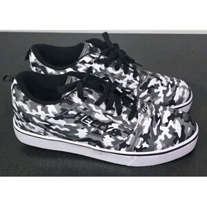 NEW HEELYS PRO 20 PRINTS Gray Camo Canvas Lace Up Skate Shoes Men 13 Sneakers